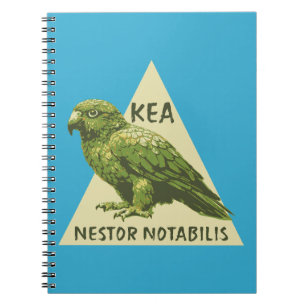 Kea nyzeeländsk fågel anteckningsbok