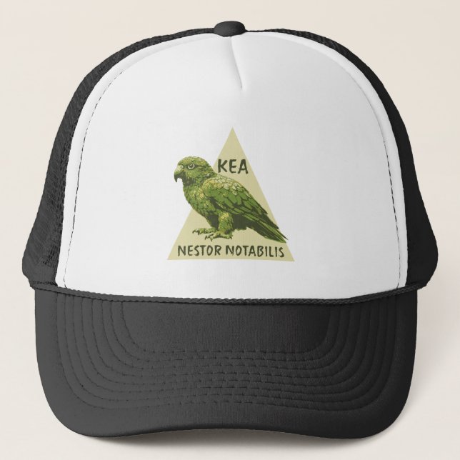 Kea nyzeeländsk fågel keps (Framsida)