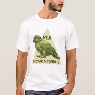 Kea nyzeeländsk fågel t shirt