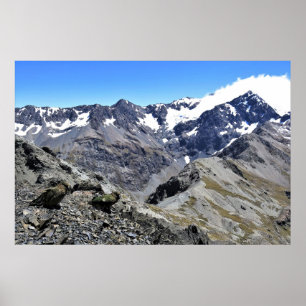 Kea Pair på Avalanche Peak Poster