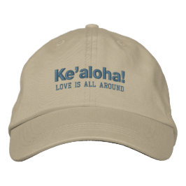 KE'ALOHA-lock Broderad Keps