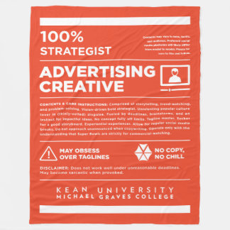 Kean MGC Advertising Care Label Fleecefilt