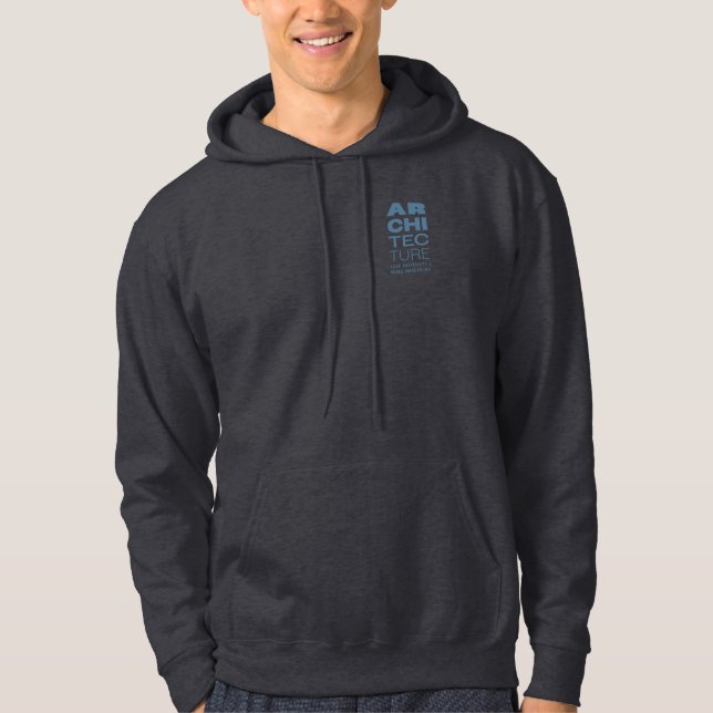 Kean MGC Architecture Basic Hooded Sweatshirt (Framsida)