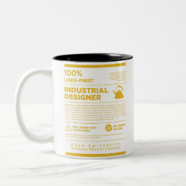 Kean MGC Care Label Industrial Design Mug Två-Tonad Mugg