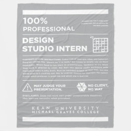 Kean MGC Design Studio Care Label Fleecefilt