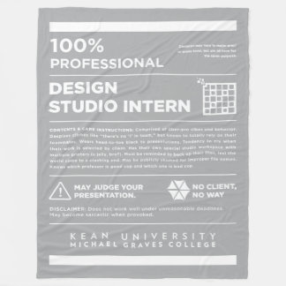 Kean MGC Design Studio Care Label Fleecefilt