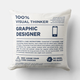 Kean MGC Grafisk Design Märkesetikett Kudde