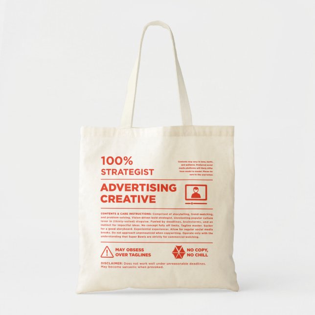 Kean MGC Grafisk Design Märkesetikett Tygkasse (Framsidan)