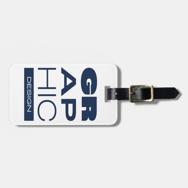 Kean MGC Graphic Design Bagagebricka (Horisontell Framsida)