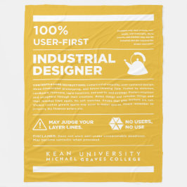 Kean MGC Industridesign Tvättsymboler Fleecefilt