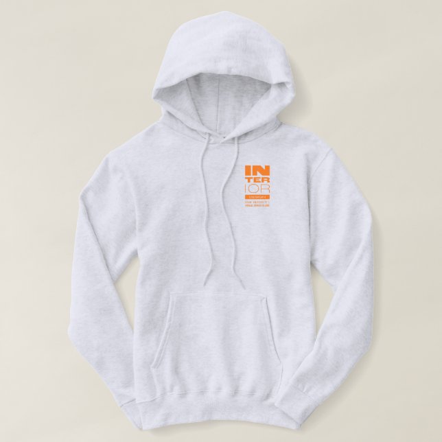 Kean MGC Interior Design Basic Tröja med Huva Hoodie (Design framsida)