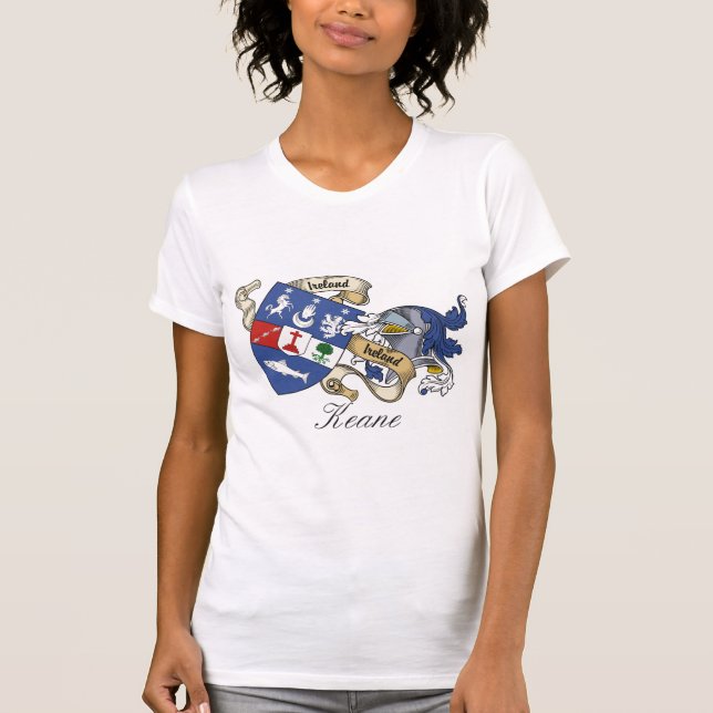 Keane familjvapensköld tee shirt (Framsida)