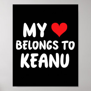 Keanu - mina hjärtliga Tillhör till Keanu - Kärlek Poster
