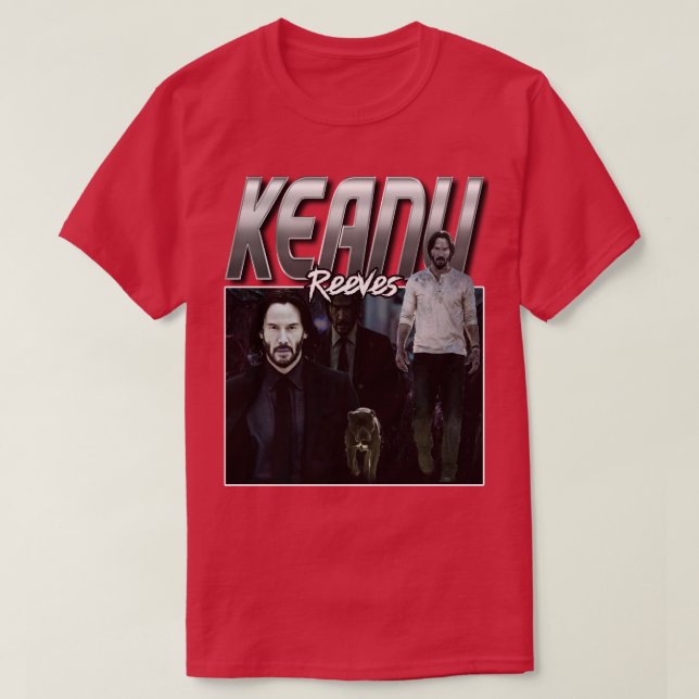 Keanu Reeves Classic T Shirt (Design framsida)