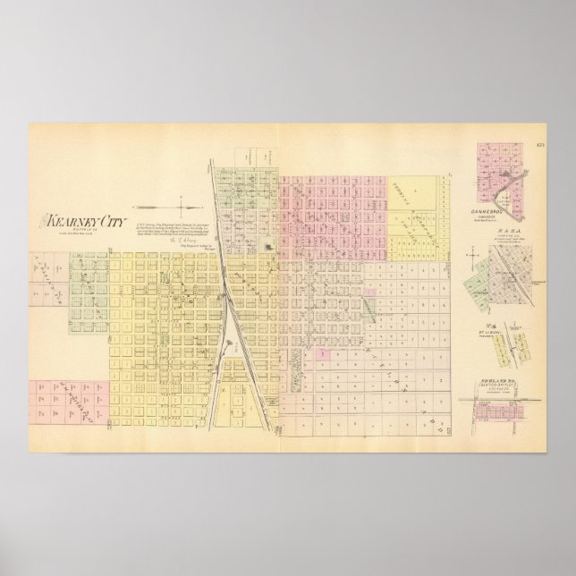 Kearney City Nebraska Poster (Framsidan)