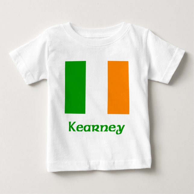 Kearney Irish Flagga T Shirt (Framsida)