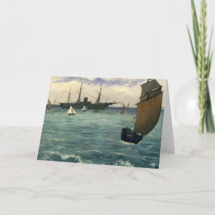 Kearsarge i Boulogne Édouard Manet Kort
