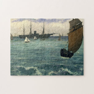 Kearsarge i Boulogne Édouard Manet Pussel