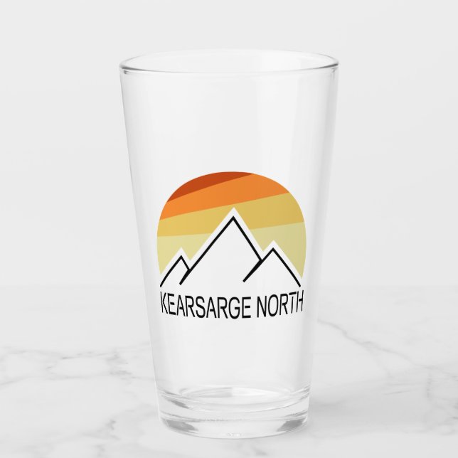 Kearsarge North New Hampshire Retro Glaskopp (Framsida)