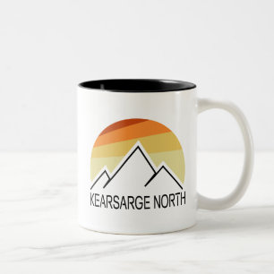 Kearsarge North New Hampshire Retro Två-Tonad Mugg