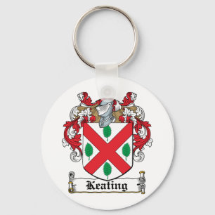 Keating familjvapensköld nyckelring