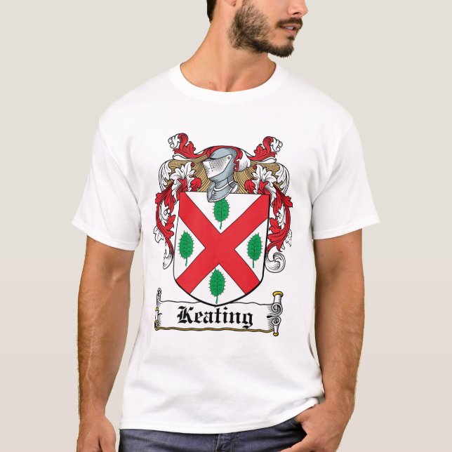 Keating familjvapensköld tee (Framsida)
