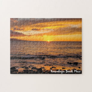 Keawakapu Beach Sunset Maui Hawaii Pussel