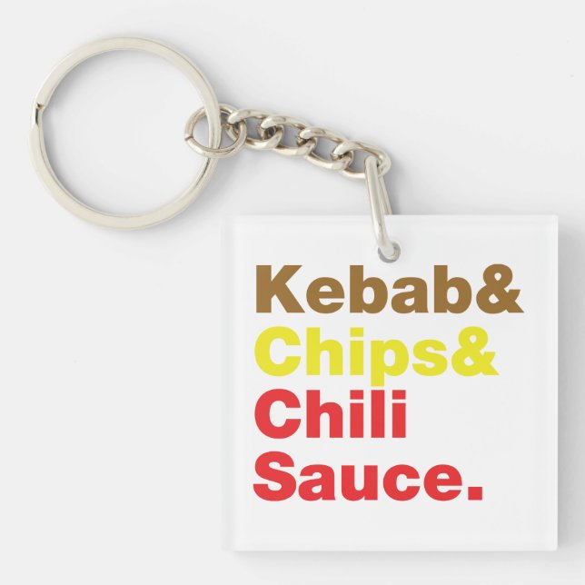 Kebab & Chip & Chili Sauce. (Framsidan)