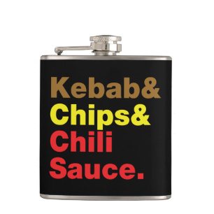Kebab & chiper & ChiliSauce. Fickplunta