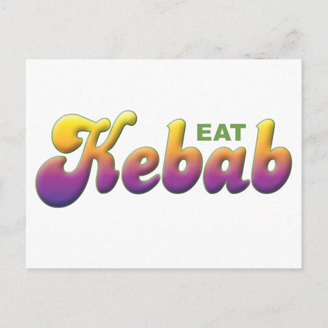 Kebab, Eat Vykort (Framsida)