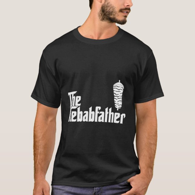 Kebab Far Doner Kebab Maker Pappa T Shirt (Framsida)