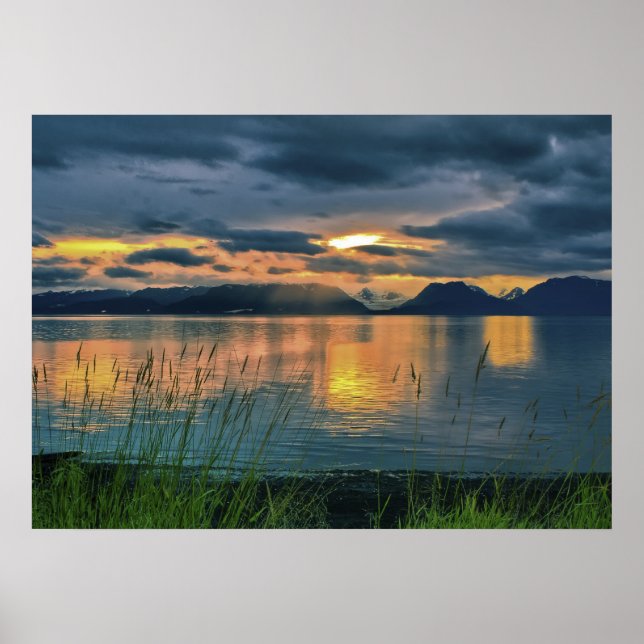 Kechemak Bay, Alaska Print Poster (Framsidan)