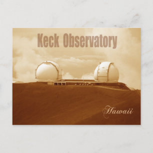 Keck Astronomical Observatory, Mauna Kea, Hawaii Vykort