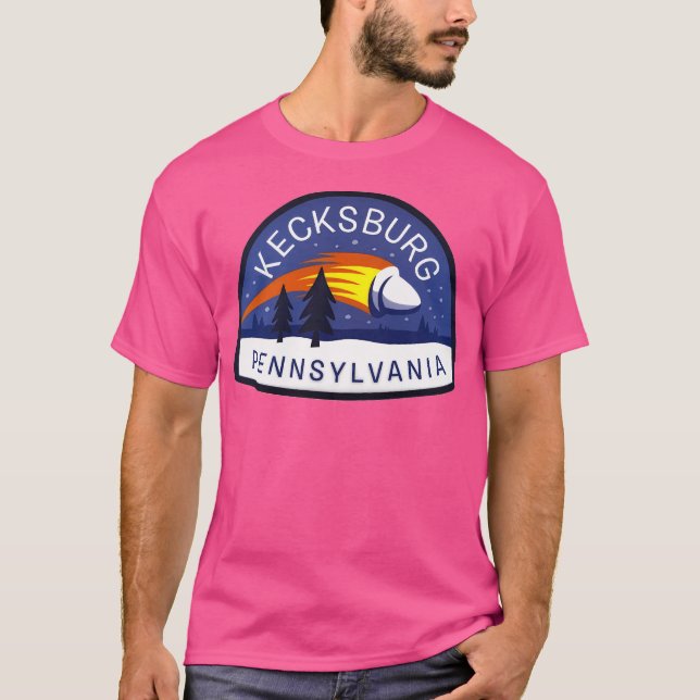 Kecksburg Pennsylvania Travel Funny T Shirt (Framsida)
