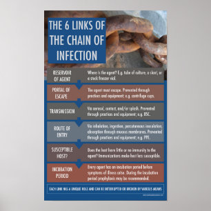 Kedja av den Inflectional bilda affischen Poster