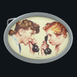 Kedja av skvaller<br><div class="desc">Konstnär: Norman Rockwell | Rumer är spritt från en person till another</div>