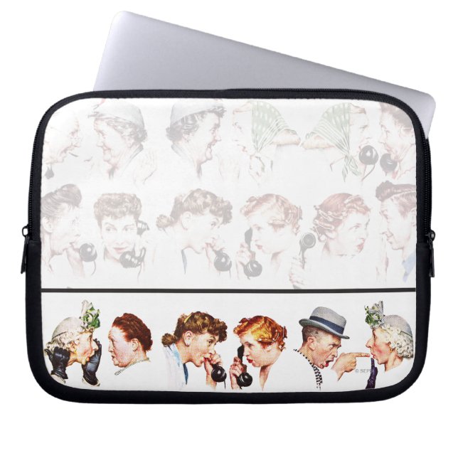 Kedja av skvaller laptop sleeve (Framsidan)