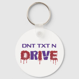 Kedja för text- och enhetsnycklar nyckelring