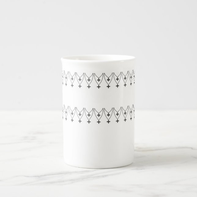 Kedja & Hänge Benporslin Mugg (Framsidan)