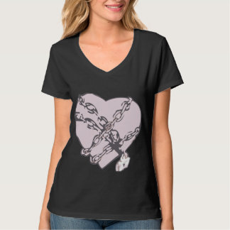 Kedjad hjärta (kvinnor) t-shirt