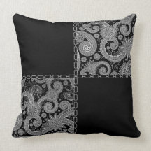 Kedjad Paisley svart