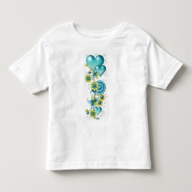 kedjade hjärtan t-shirt (Framsida)