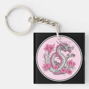Kedjan Flower Dragon Keychain