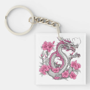 Kedjan Flower Dragon Keychain