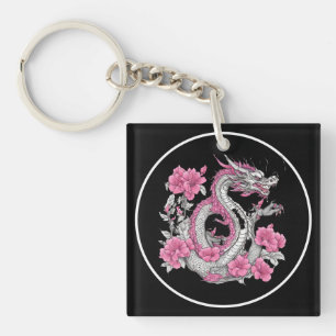 Kedjan Flower Dragon Keychain