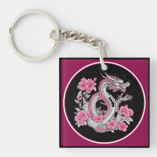 Kedjan Flower Dragon Keychain