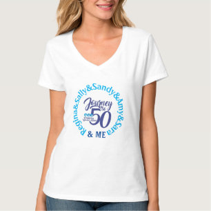 Kedjan för traditionell kvinnohare 50 år T-Shi T Shirt