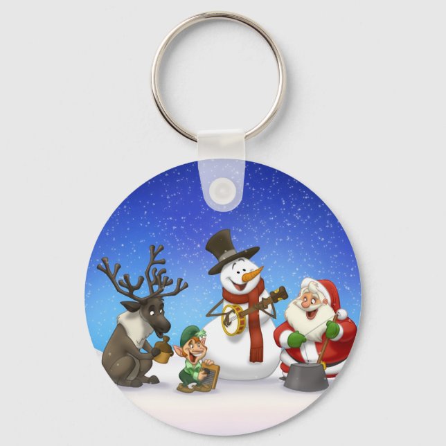 Kedjan Jul Jug Band Keychain Nyckelring (Framsida)