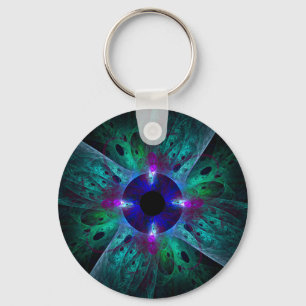 Kedjan Öga Abstrakt Art Keychain Nyckelring