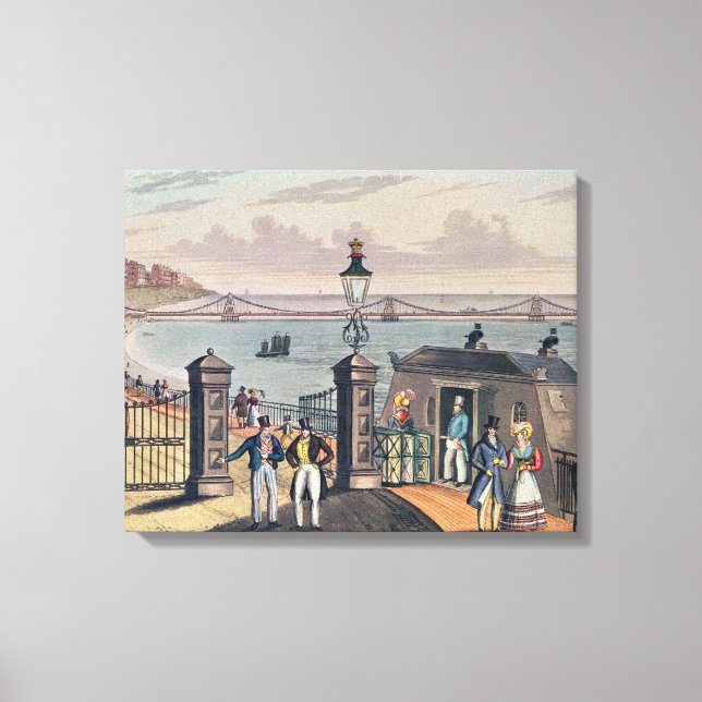 Kedjan Pier på framsidan i Brighton Canvastryck (Framsida)